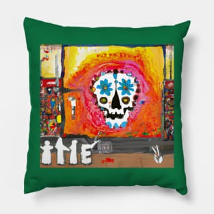 DAY OF THE DEAD IRIE SKULL1 Pillow