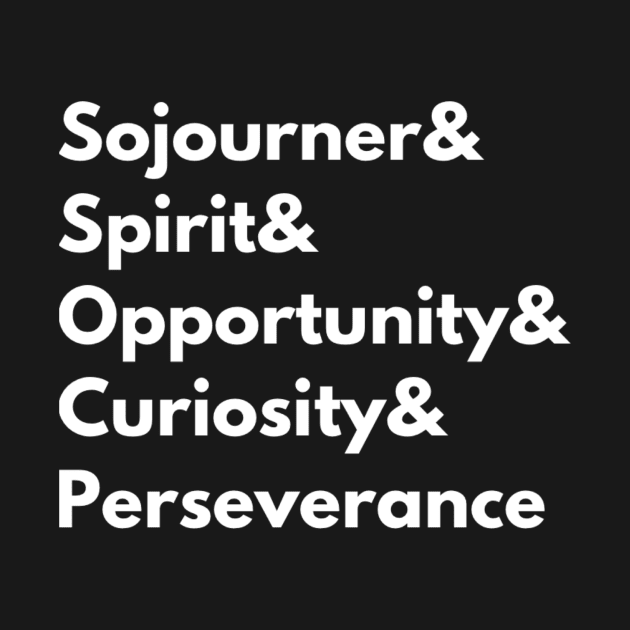 Sojourner & Spirit & Opportunity & Curiosity & Perseverance by Tdjacks1