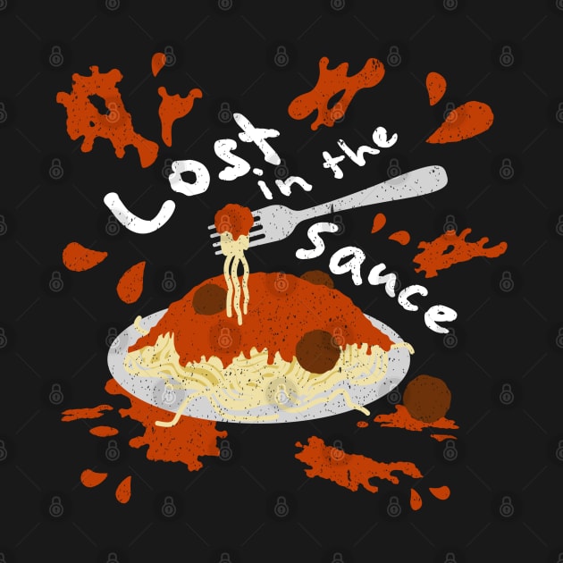 Lost in the Spaghetti Sauce by Hello Emu Design