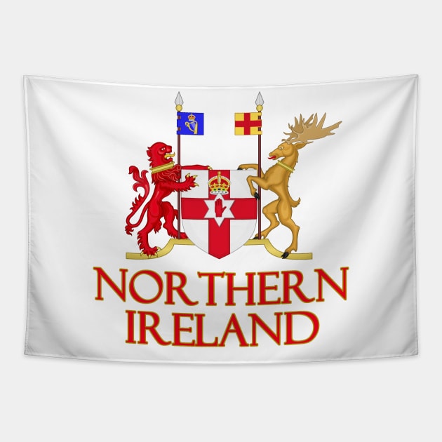 Northern Ireland - Coat of Arms Design Tapestry by Naves