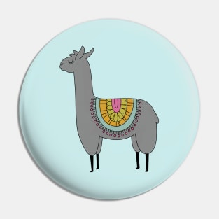 Llama Love Pin