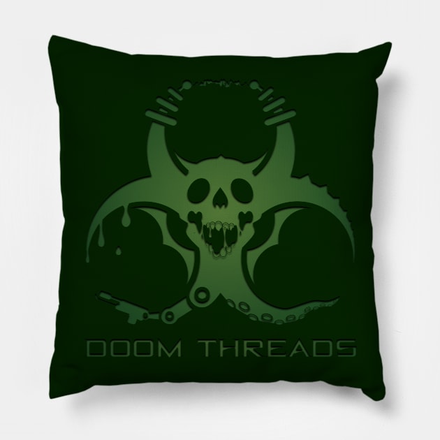 Doom Threads Pillow by doomthreads