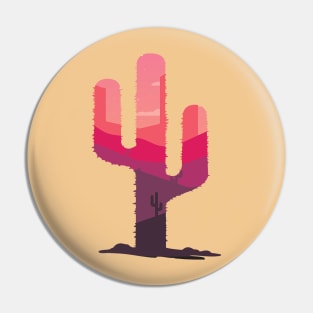 Desert Cactus Pin