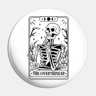 The Overthinker Tarot Card Pin