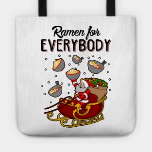 Ramen Ugly Christmas Sweater Tote