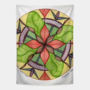 "Spring Fresh" Seasons Mandala Tapestry