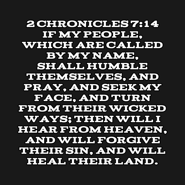 2 Chronicles 7:14 Bible Verse Text (KJV) by Holy Bible Verses