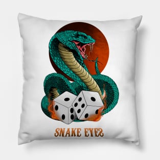 SNAKE EYES DICE Pillow