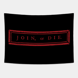 Join, or die Banner Tapestry