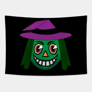 Retro Witch Tapestry