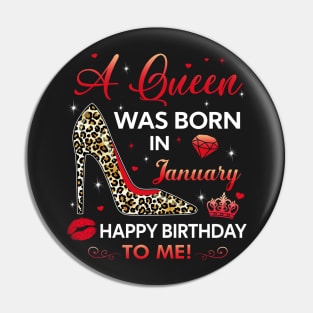 A queen was born in January Pin