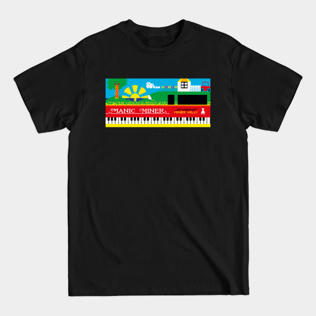 ZX Spectrum – Manic Miner (title screen) - Manic Miner - T-Shirt