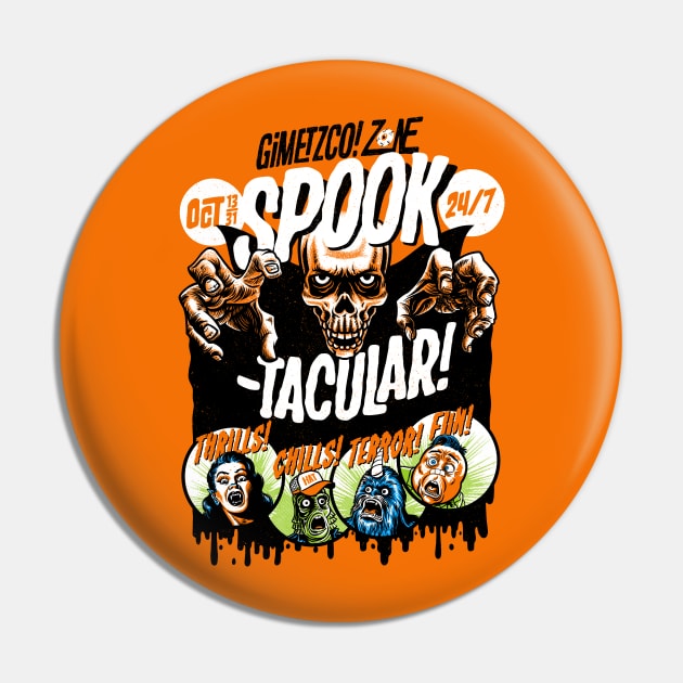 G’Zap Spooktacular Pin by GiMETZCO!