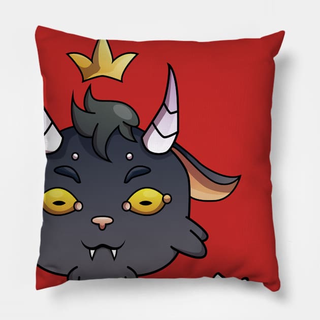 Cute as Hell - Baphomet Pillow by Chinchila Art