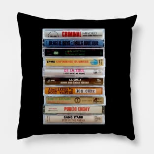 90s Hip Hop Underground tapes Pillow