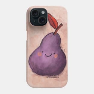 Purple Pear Phone Case