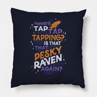 That Pesky Raven Pillow