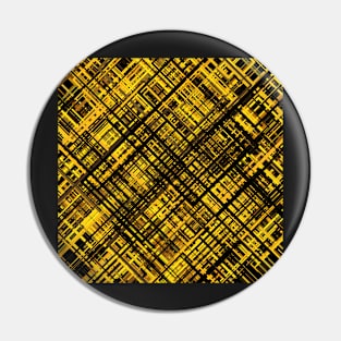 Diagonal Line Pattern in Yellow and Black Pin