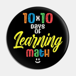 100 Days of Learning Math Pin