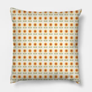 Retro scandinavian flowers Pillow