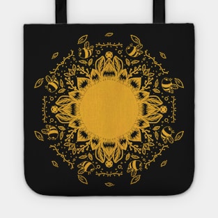 Bee on a sunflower Tote