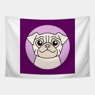 Cute Pug Tapestry