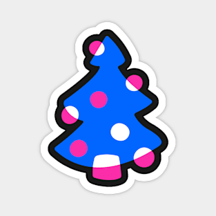 Blue Christmas Tree Magnet