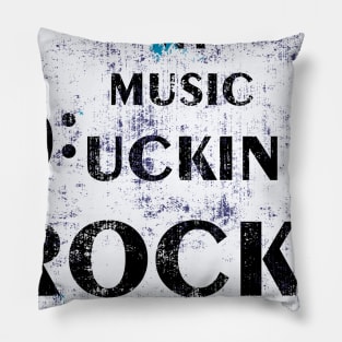 Music Rocks! Pillow