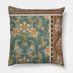 Vintage Flower Design Pillow