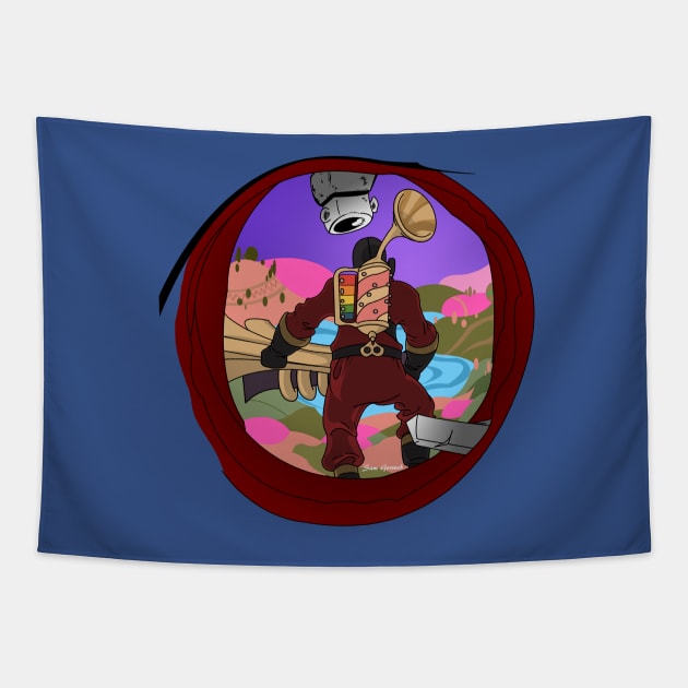 Pyro Red Team Tapestry by Sam_Gs_Art