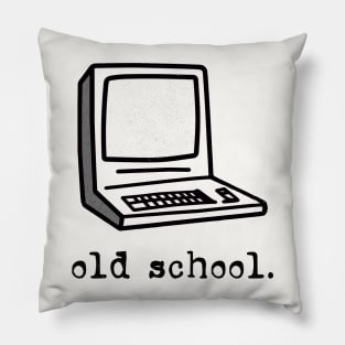 Old School Computer Design Pillow