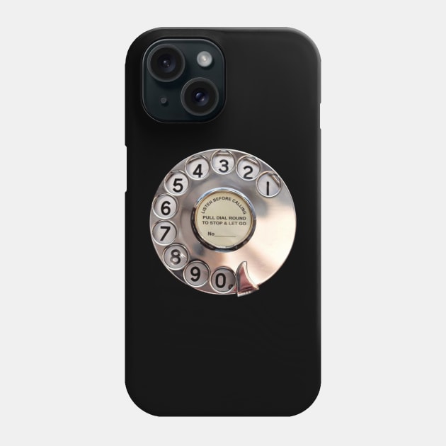 Rotary-dial Phone Case by Jhontee