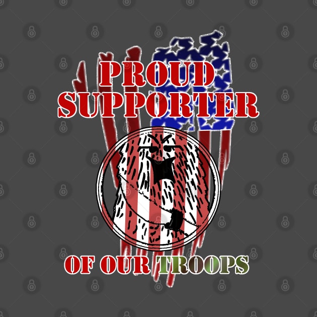 Military Support Shirt! Support F'n Wookee Studios Support our TROOPS by FnWookeeStudios