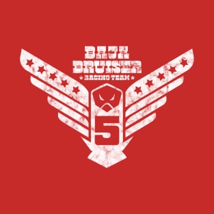 1974 - Baja Bruiser (Eagle Design - White on Red - Worn) T-Shirt