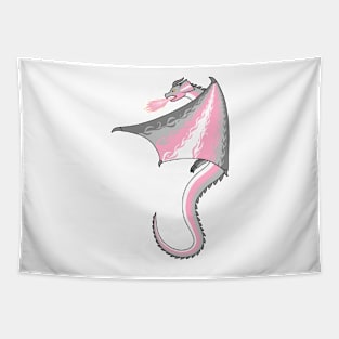 Fly With Pride, Dragon Series - Demigirl Tapestry