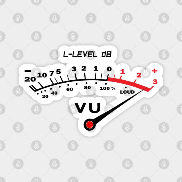 Volume VU Meter Magnet by Polos