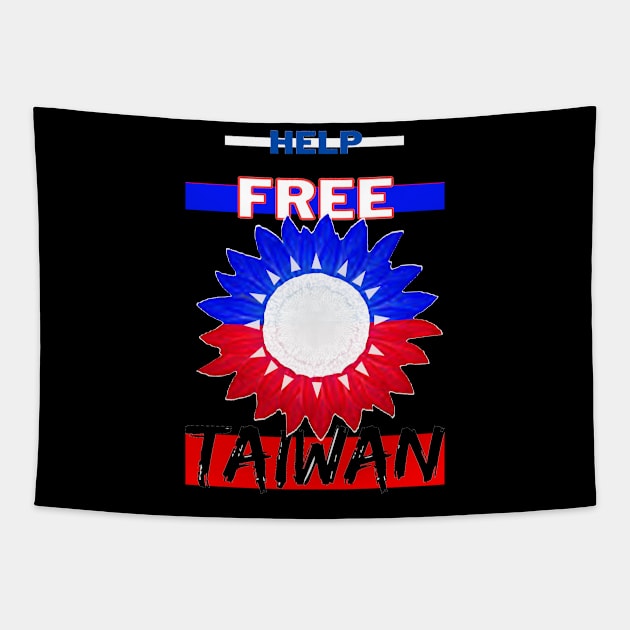 Help free Taiwan from the Chinese threat of invasion Tapestry by Trippy Critters