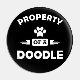 Doodle Dog - Property of a doodle Pin