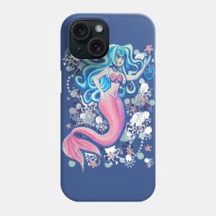 Pink Tailfin Mermaid Phone Case