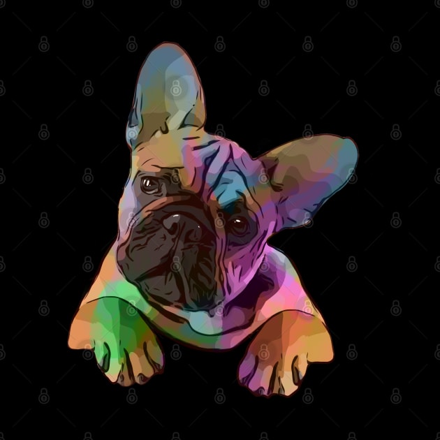 French bulldog, Frenchie 32 by Collagedream