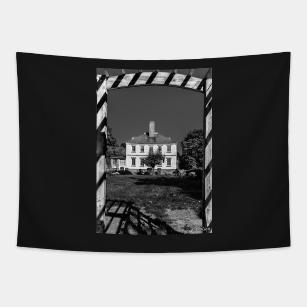 Prescott House in B & W Tapestry by kenmo