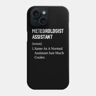 Meteorology Job Title Profession Worker Phone Case