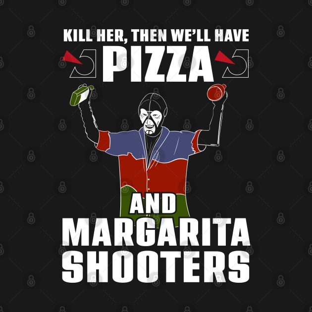 Scorpius / Harvey Pizza and Margarita Shooters by Meta Cortex