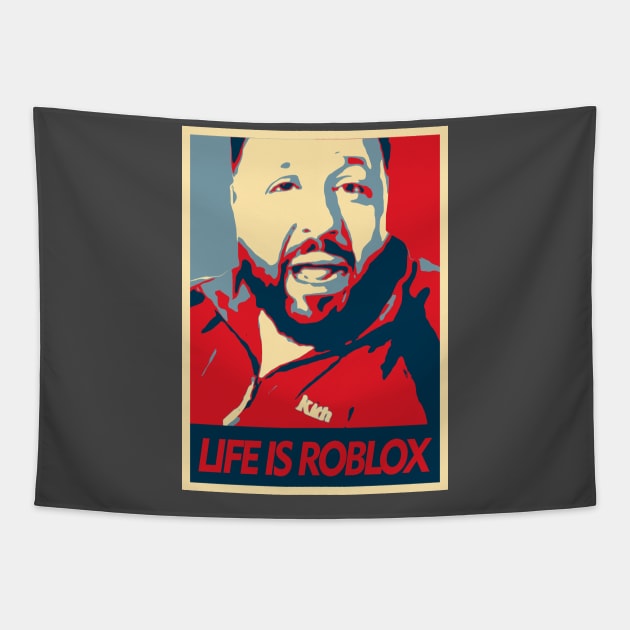 Life Is Roblox Tapestry by Girladies Artshop