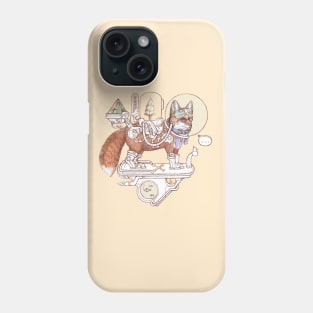 Fox space suits Phone Case