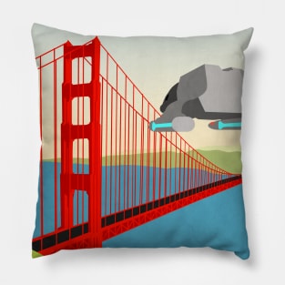 Star Trek - Travel Poster San Francisco Pillow