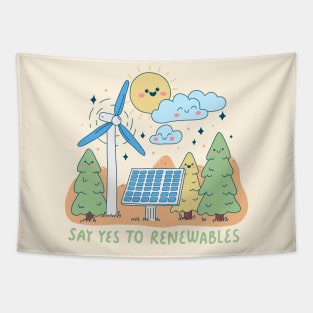 Say Yes To Renewables Tapestry