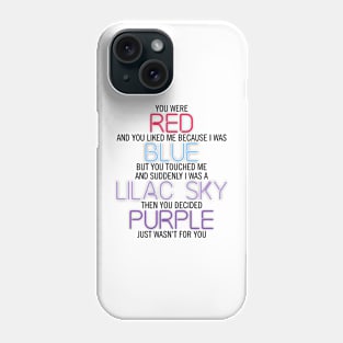 lilac sky Phone Case