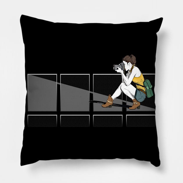 Cool photographer girlfriends Pillow by Color by EM