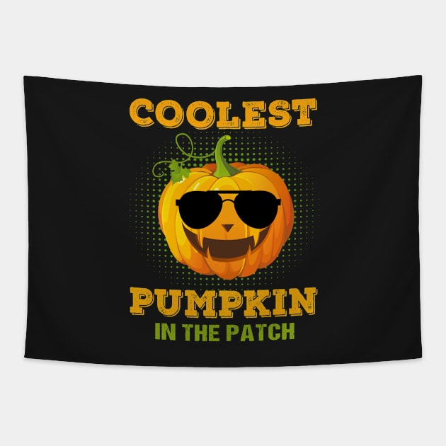 Coolest pumpkin in the patch Tapestry by TEEPHILIC